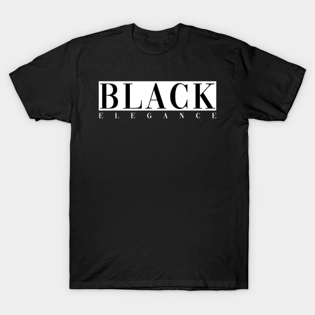 Black Elegance. T-Shirt by CityNoir
